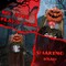 5.6FT Life-Size Halloween Grim Reaper Animatronic Sound-Activated with Glowing Red Eyes, Creepy Movements & Haunting Sounds Battery Powered Indoor/Outdoor Scary Decoration